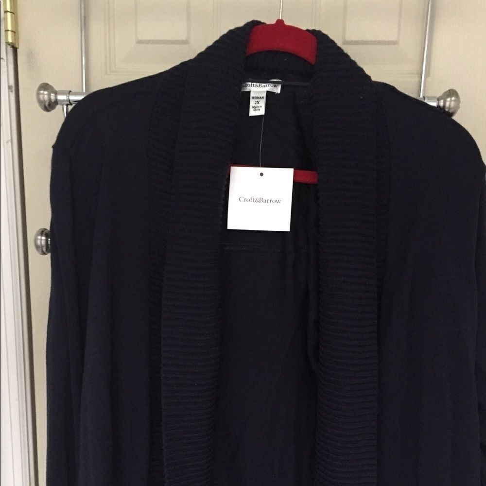 Croft and Barrow Dark Blue Cardigan